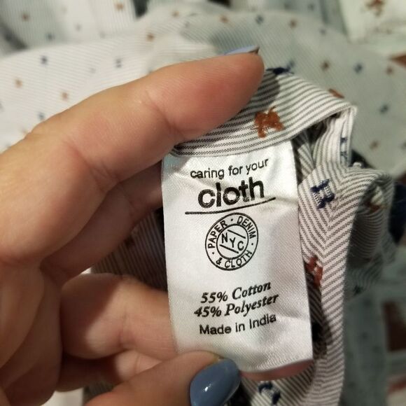 NWOT Paper Denim & Cloth L/S Button Down XL - Picture 8 of 10